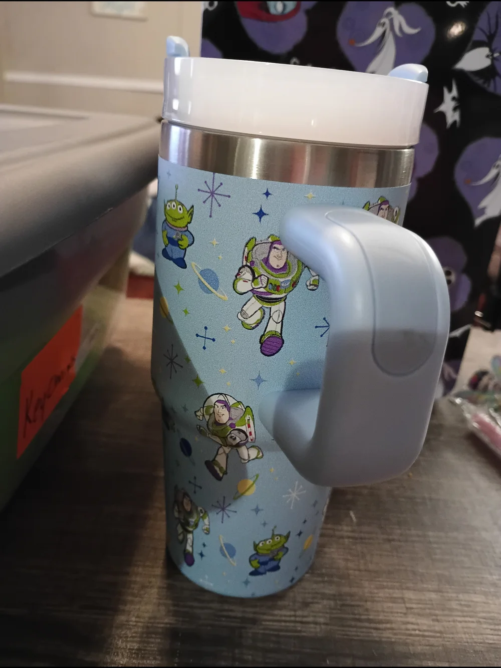Toy Story Blue Travel Tumbler with Handle